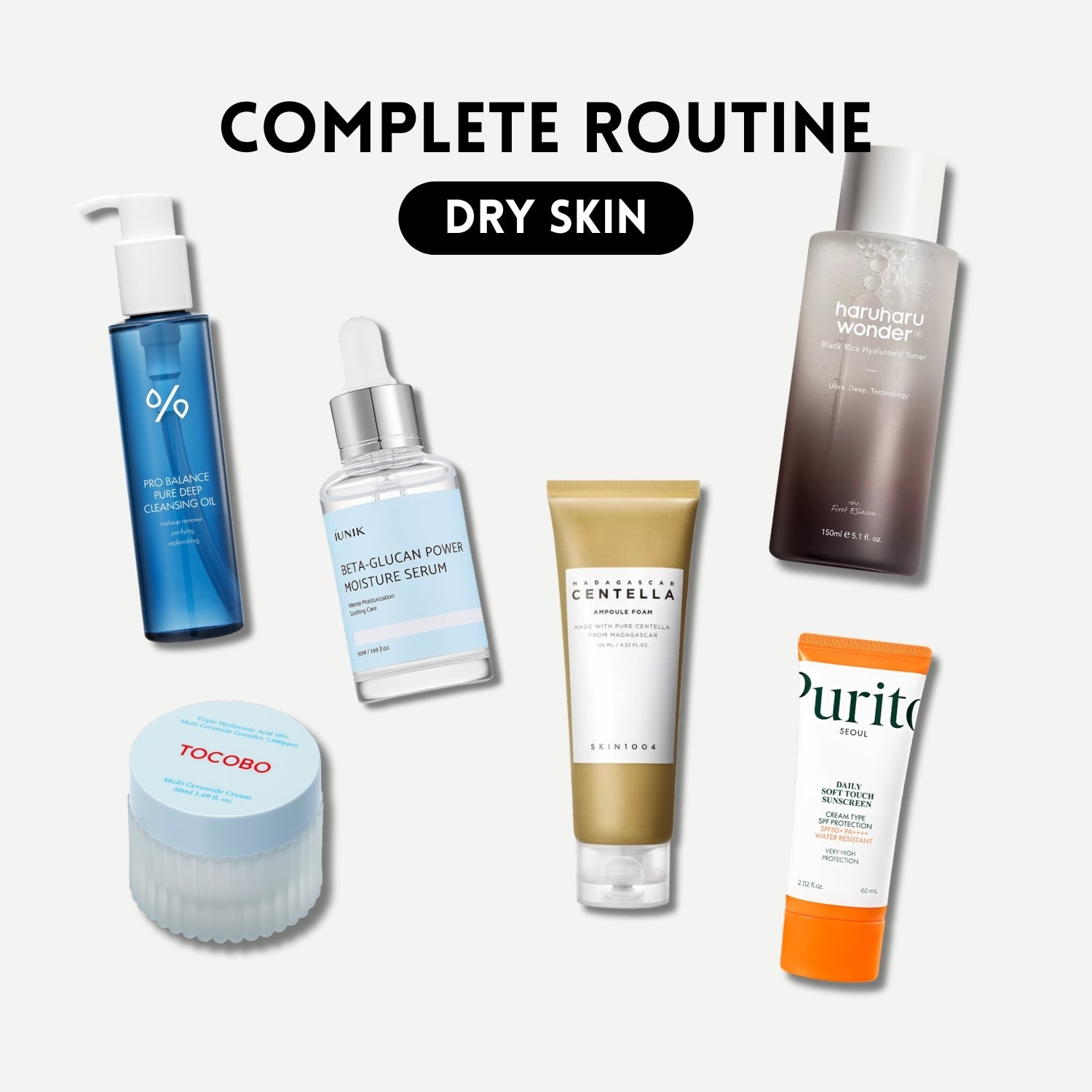 Dry Skin Complete Skincare Routine