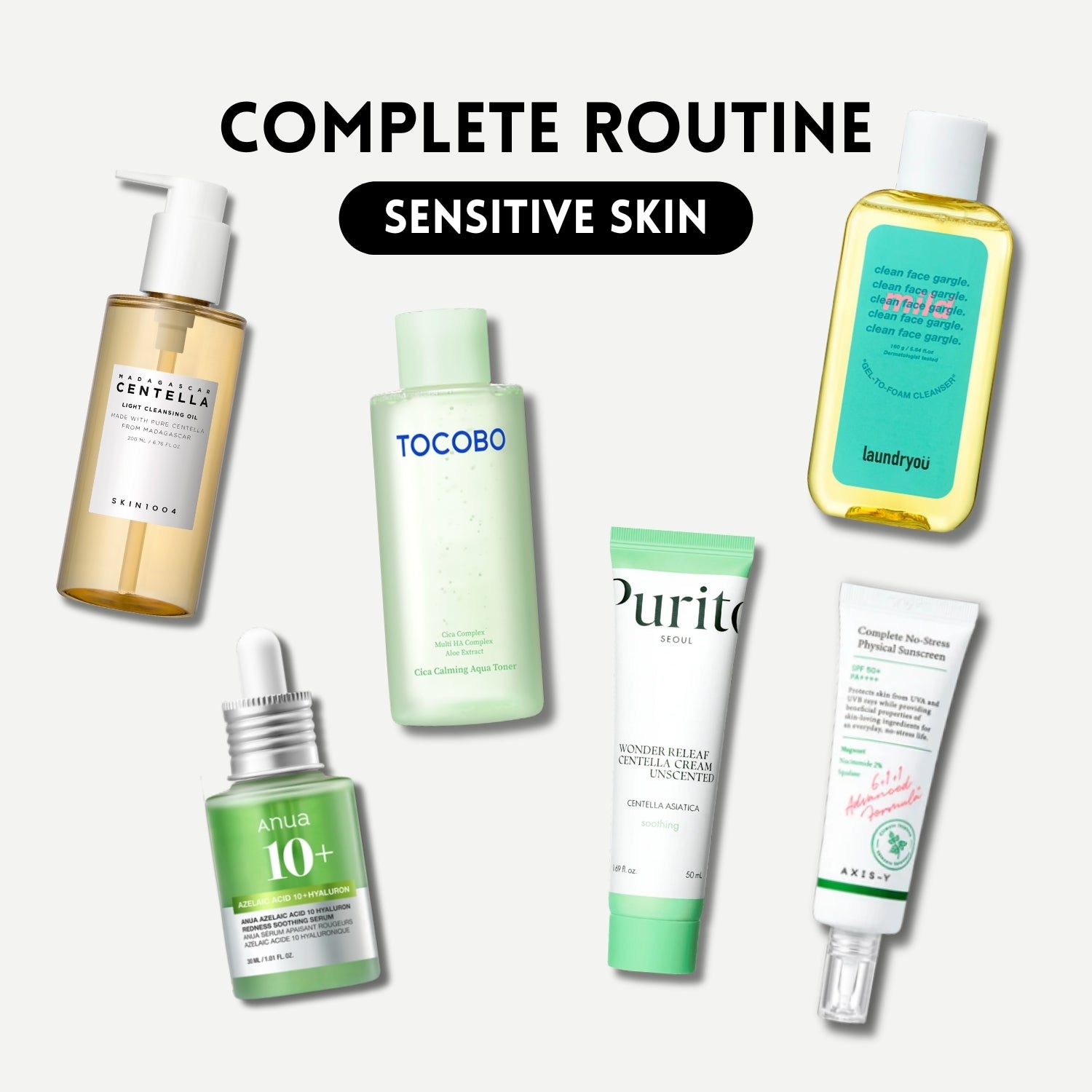 Sensitive Skin Complete Skincare Routine