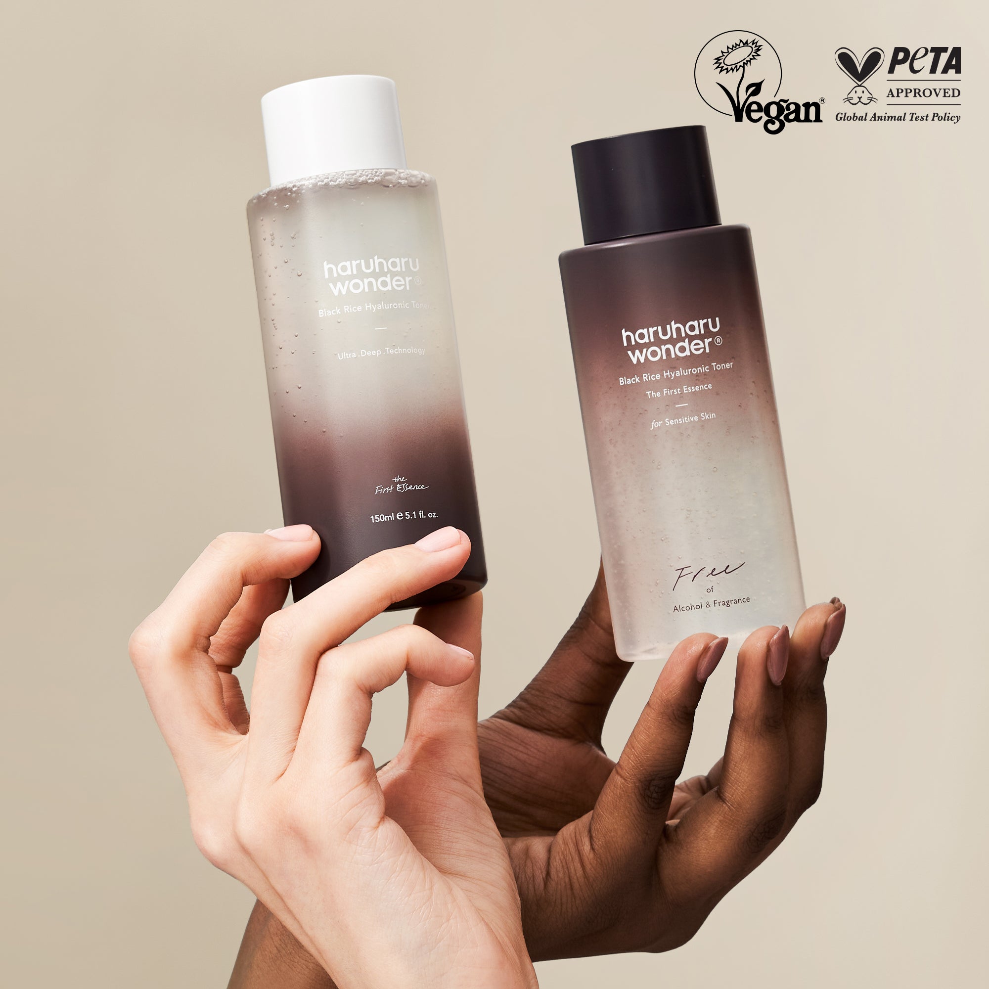 [haruharuwonder] Black Rice Hyaluronic Toner - 3Size