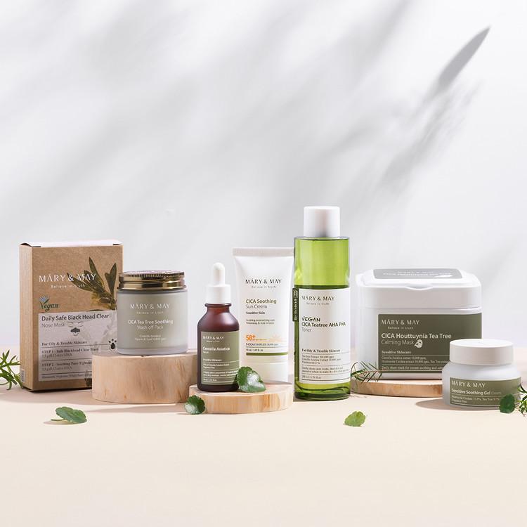 [Mary&May] CICA Soothing Sun Cream SPF50+ PA++++ - 50ml