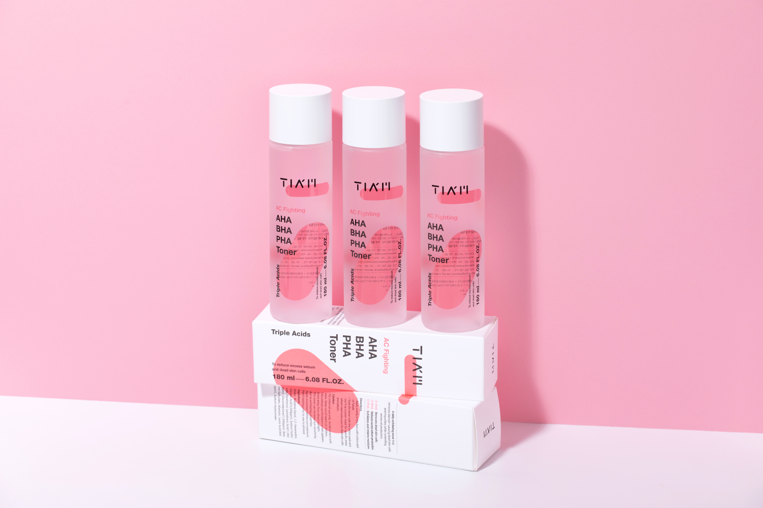 [TIAM] AC Fighting AHA BHA PHA Toner - 180ml