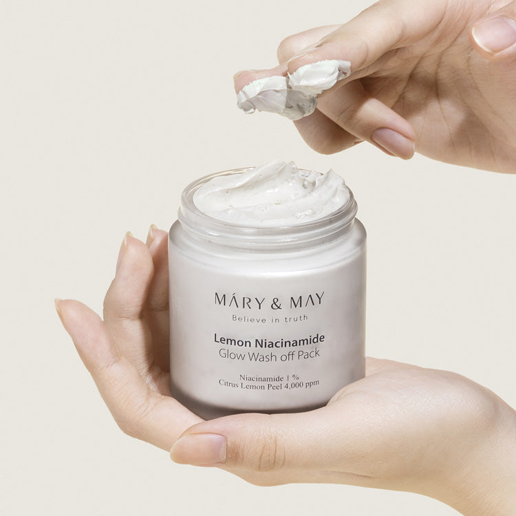 [Mary&May] Lemon Niacinamide Glow Wash Off Pack 125g