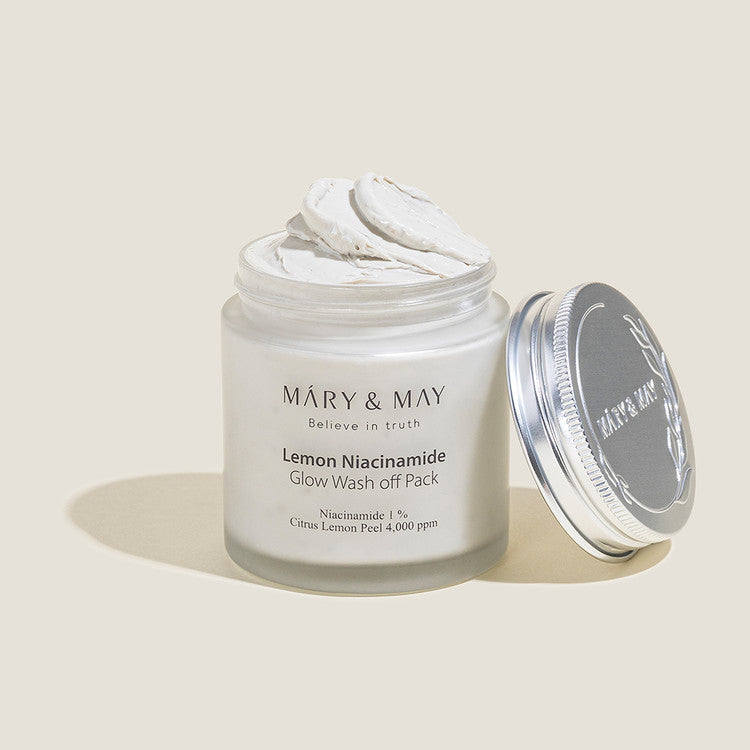 [Mary&May] Lemon Niacinamide Glow Wash Off Pack 125g