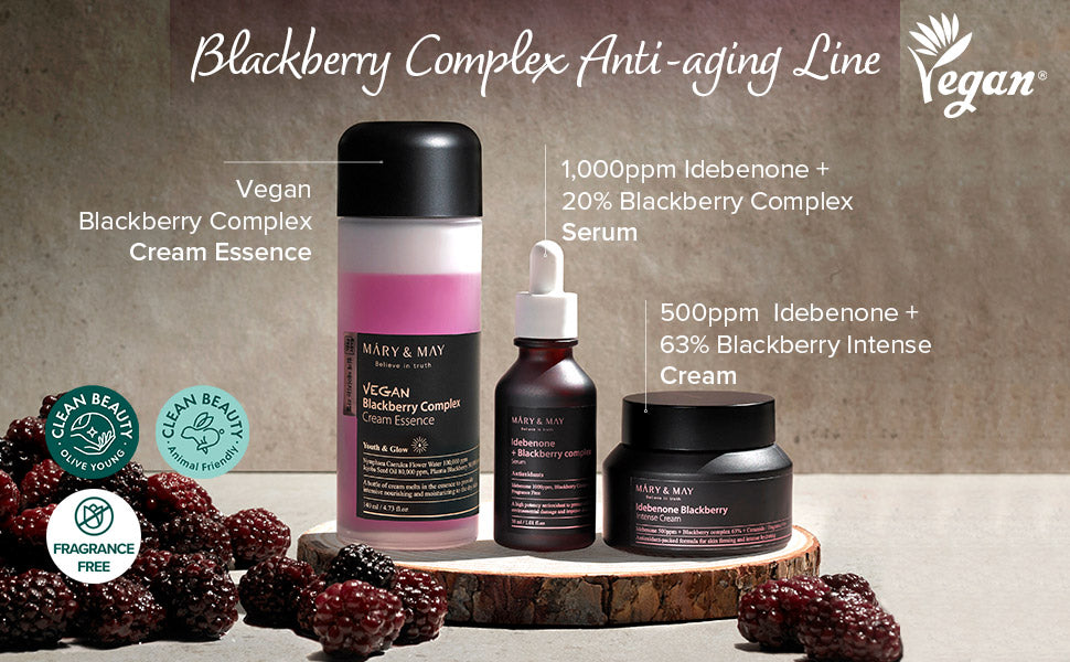 [Mary&May] Vegan Blackberry Complex Cream Essence 30ml [Miniature]