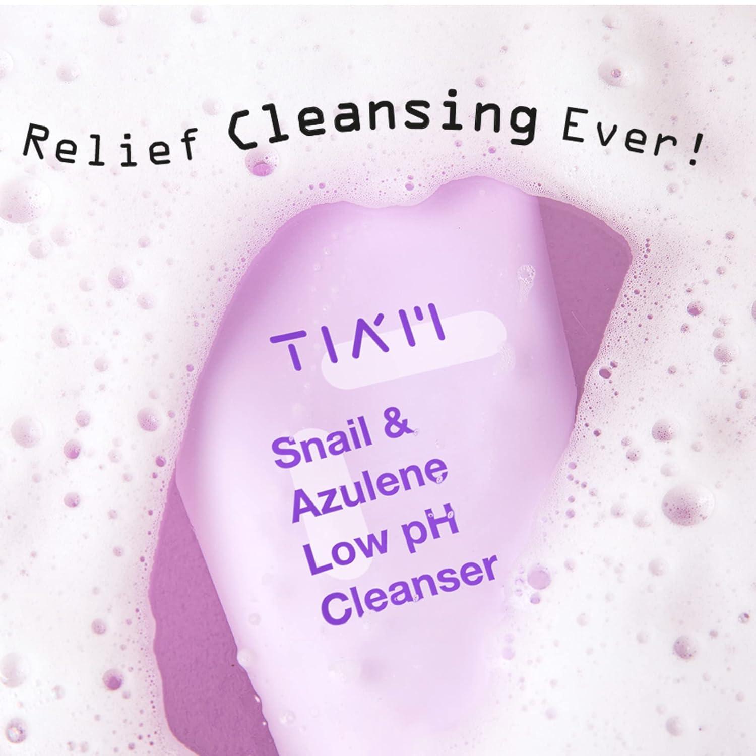 [TIAM] Snail & Azulene Low pH Cleanser - 200ml