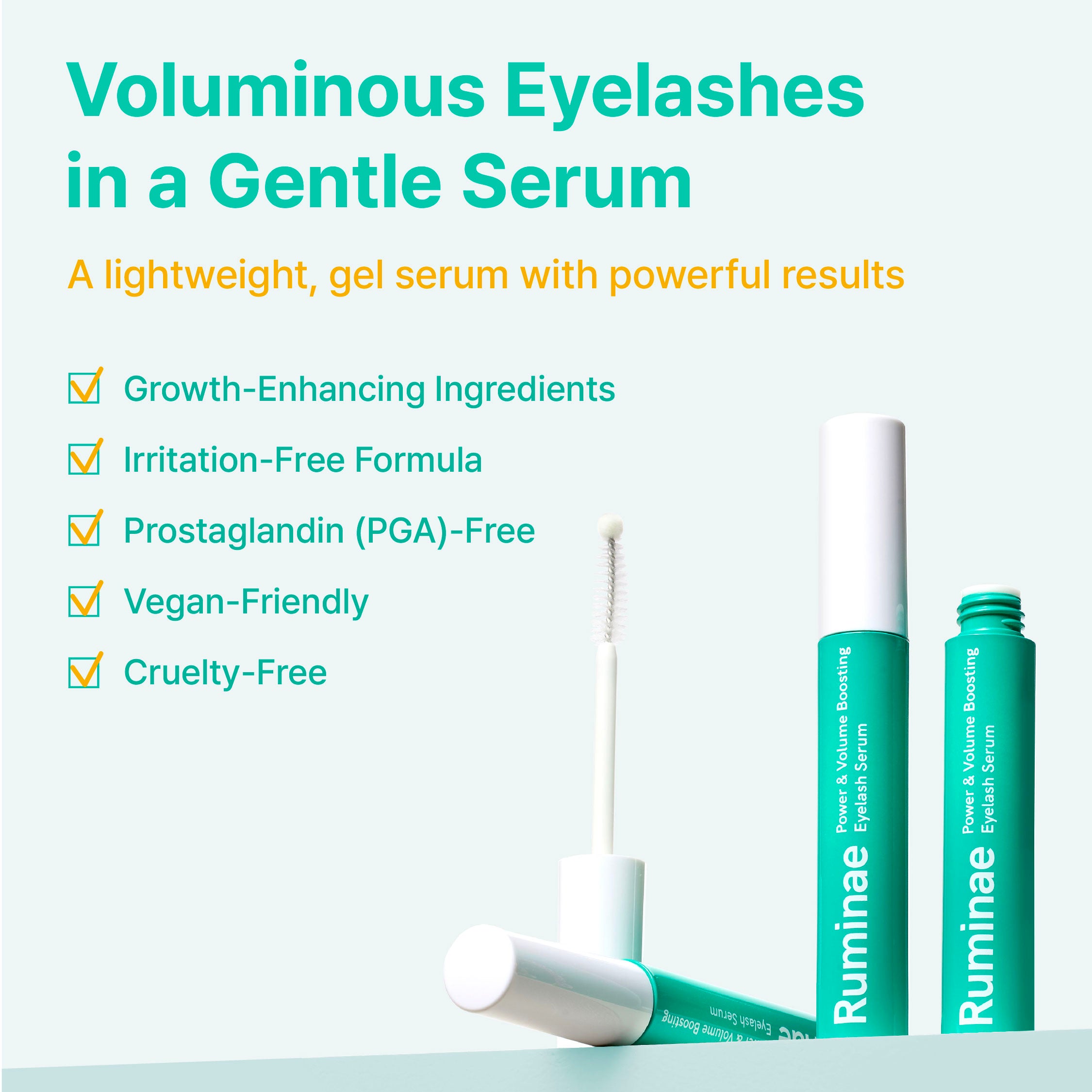 [Ruminae] Power & Volume Boosting Eyelash Serum 10ml