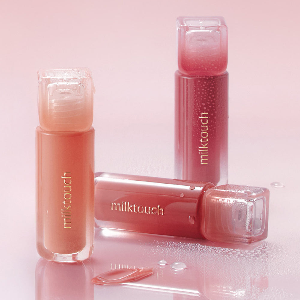 [milktouch] Dew Stain Sheer Lip Gloss 03 Peony Rain 4g