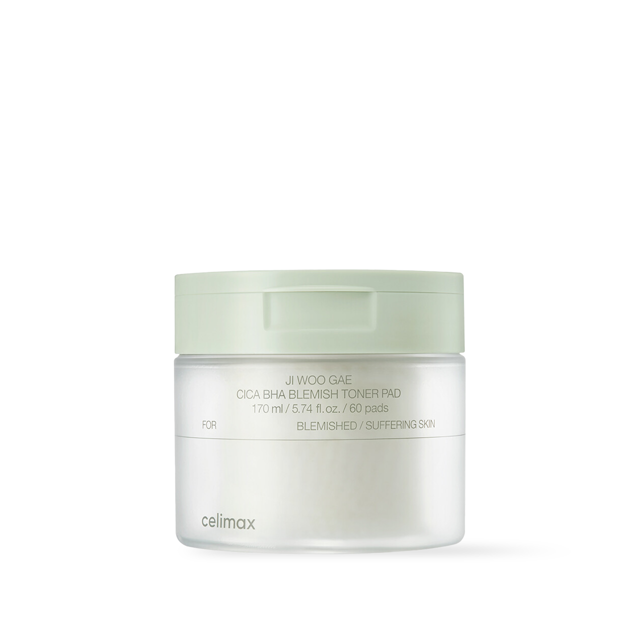 [celimax] Ji Woo Gae Cica BHA Blemish Toner Pad 60pad