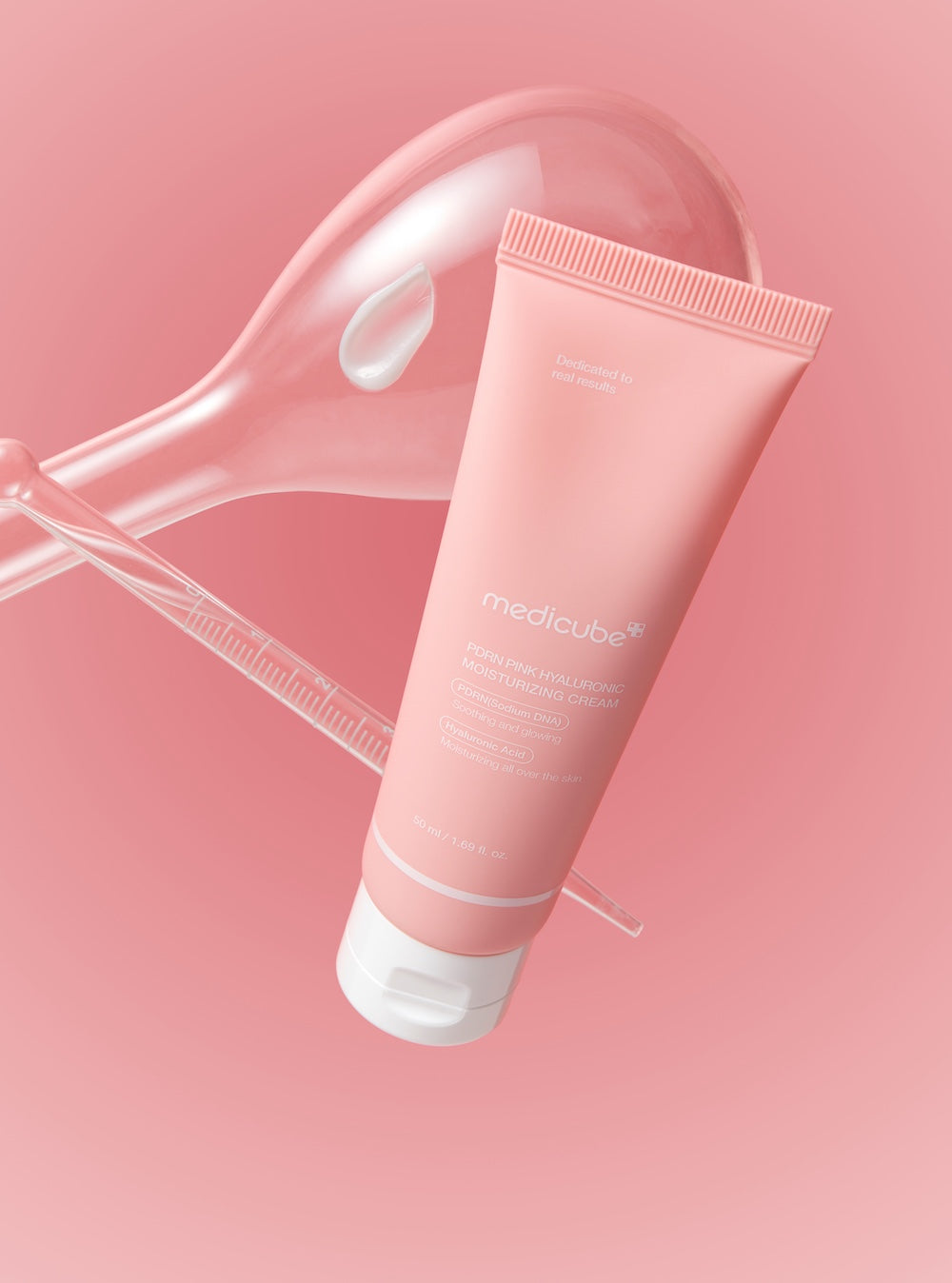 [Medicube] PDRN Crema hidratante de ácido hialurónico rosa 50ml