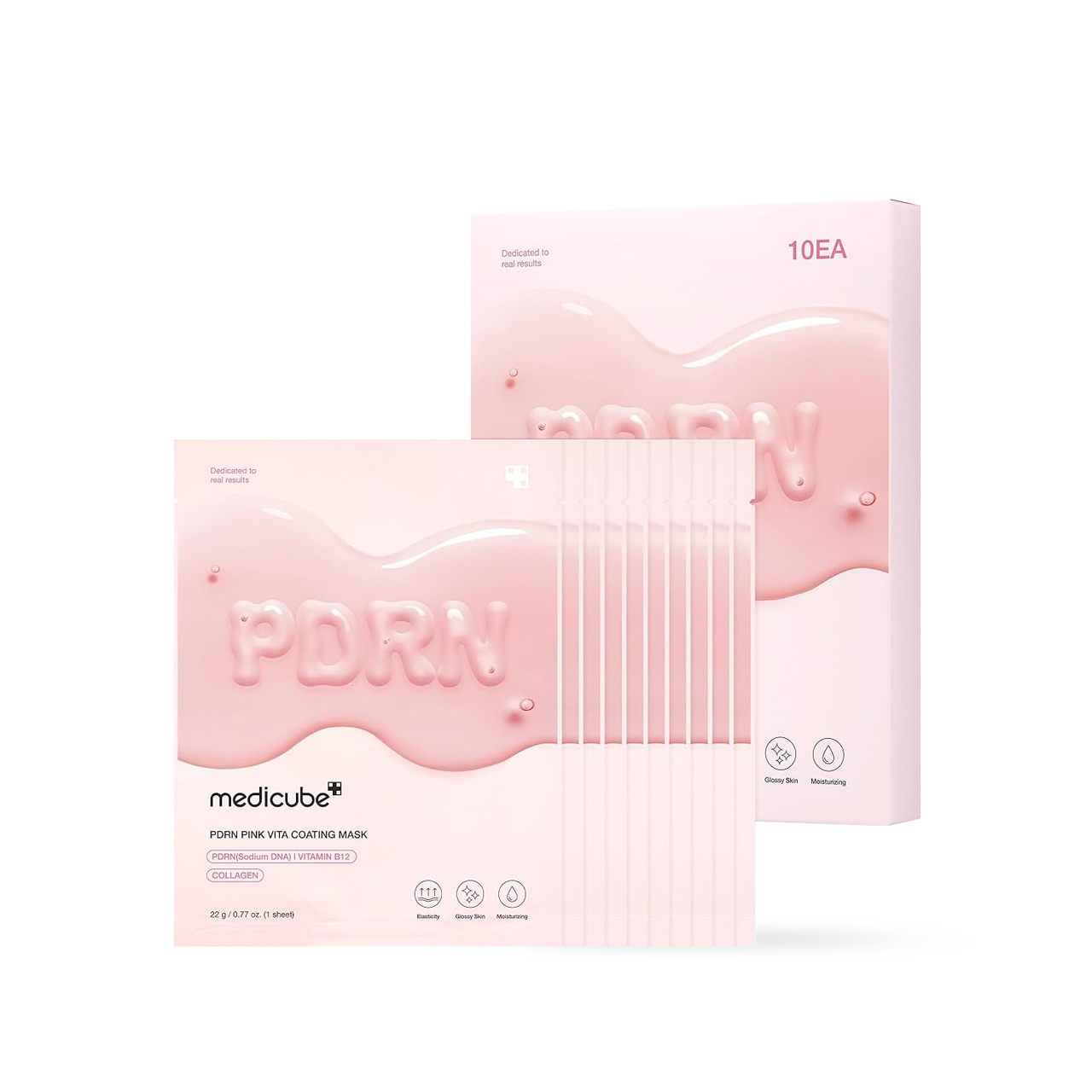[Medicube] Mascarilla PDRN Pink Vita Coating - 2 Tamaños