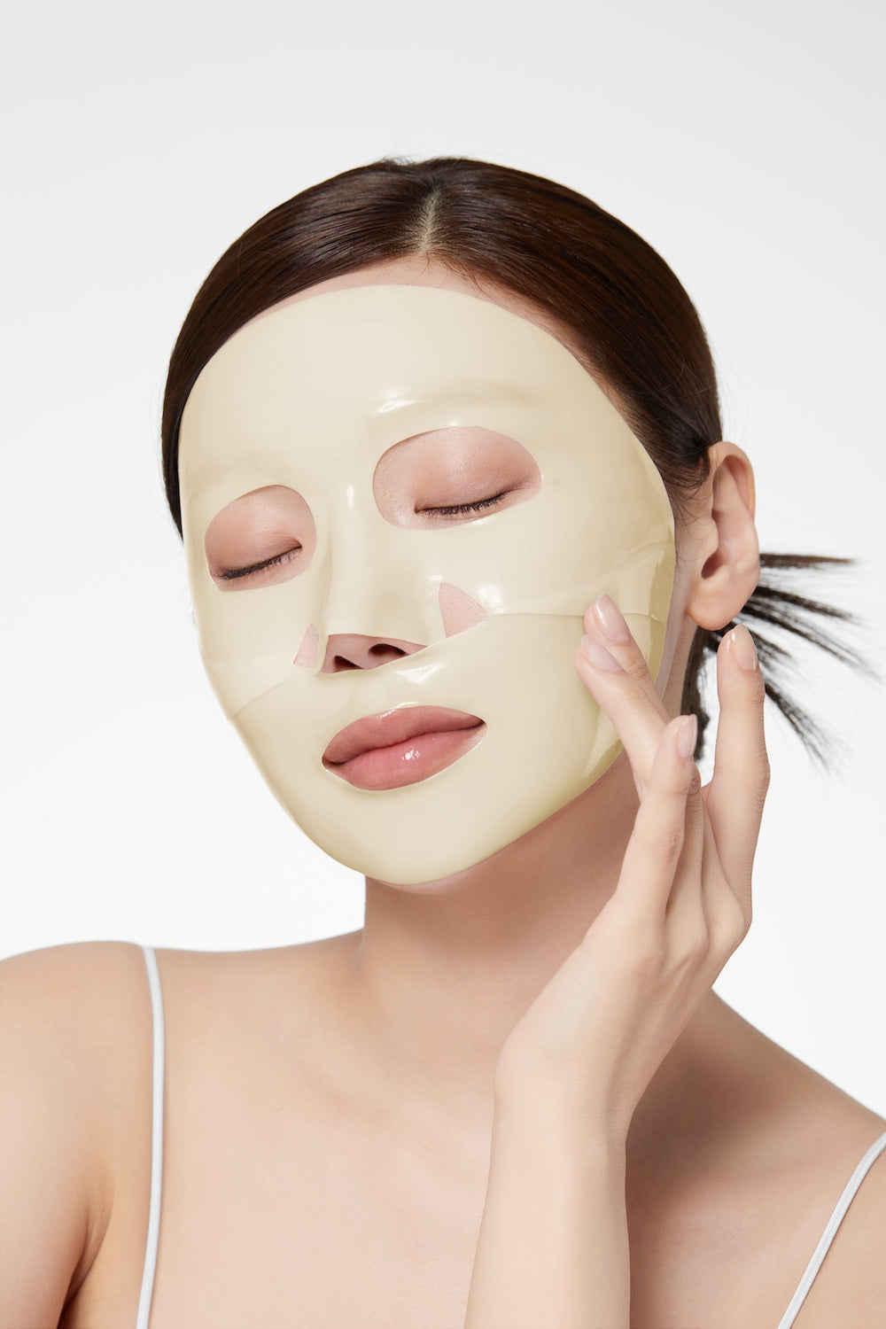 [Medicube] Mascarilla de gel iluminadora de cúrcuma y ácido kójico 4 unidades