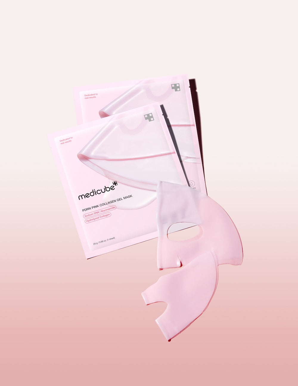 [Medicube] Mascarilla de gel PDRN Pink Collagen 4 unidades