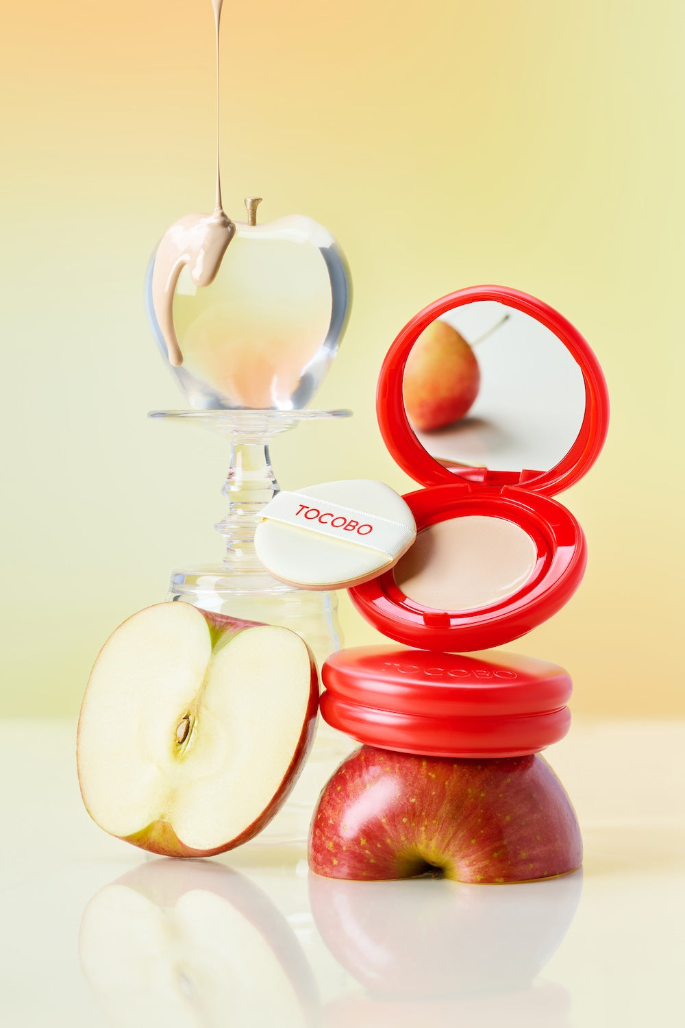 [Tocobo] Apple Dewy Fit Cushion - 6 Colors with Refill Set