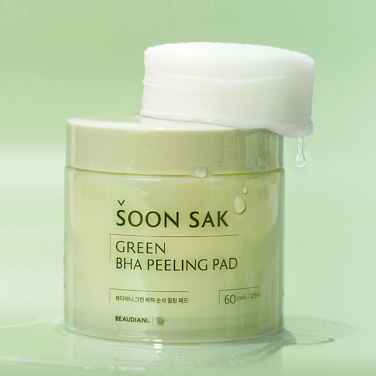 [Beaudiani] Green BHA Soon Sak Peeling Pad 60ea