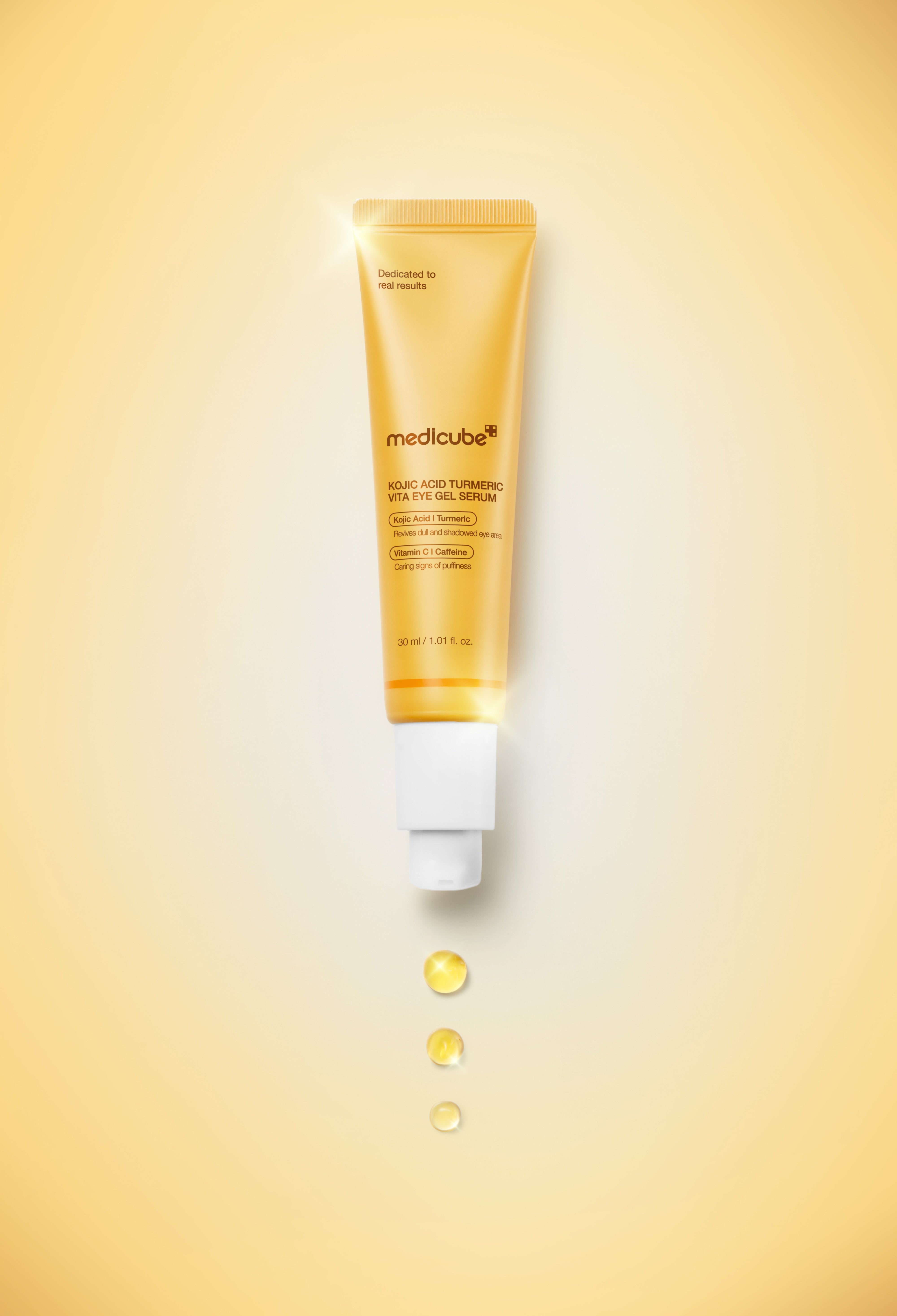 [Medicube] Sérum en gel para ojos con ácido kójico y cúrcuma Vita 30 ml