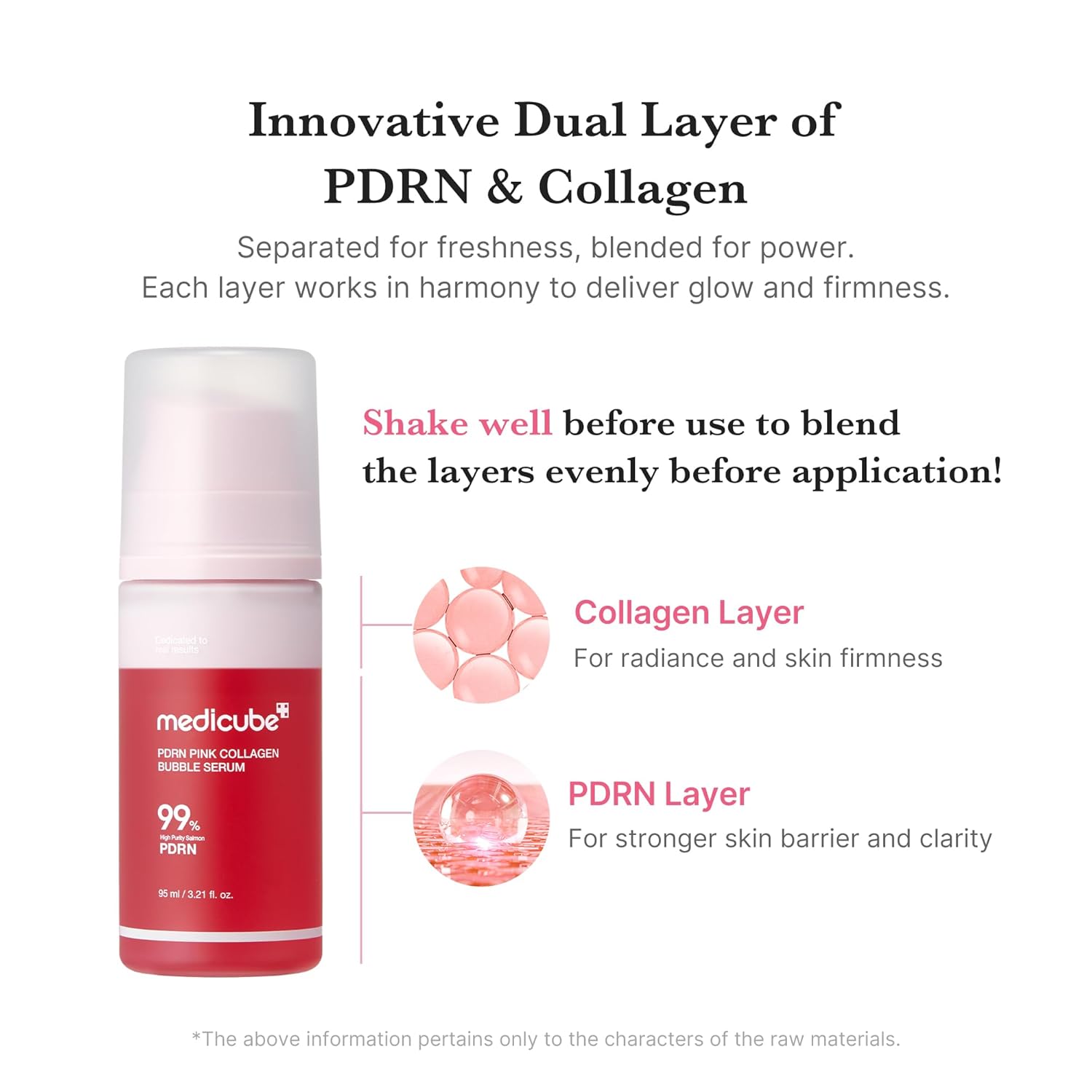 [Medicube] Sérum efervescente de colágeno rosa PDRN 95ml