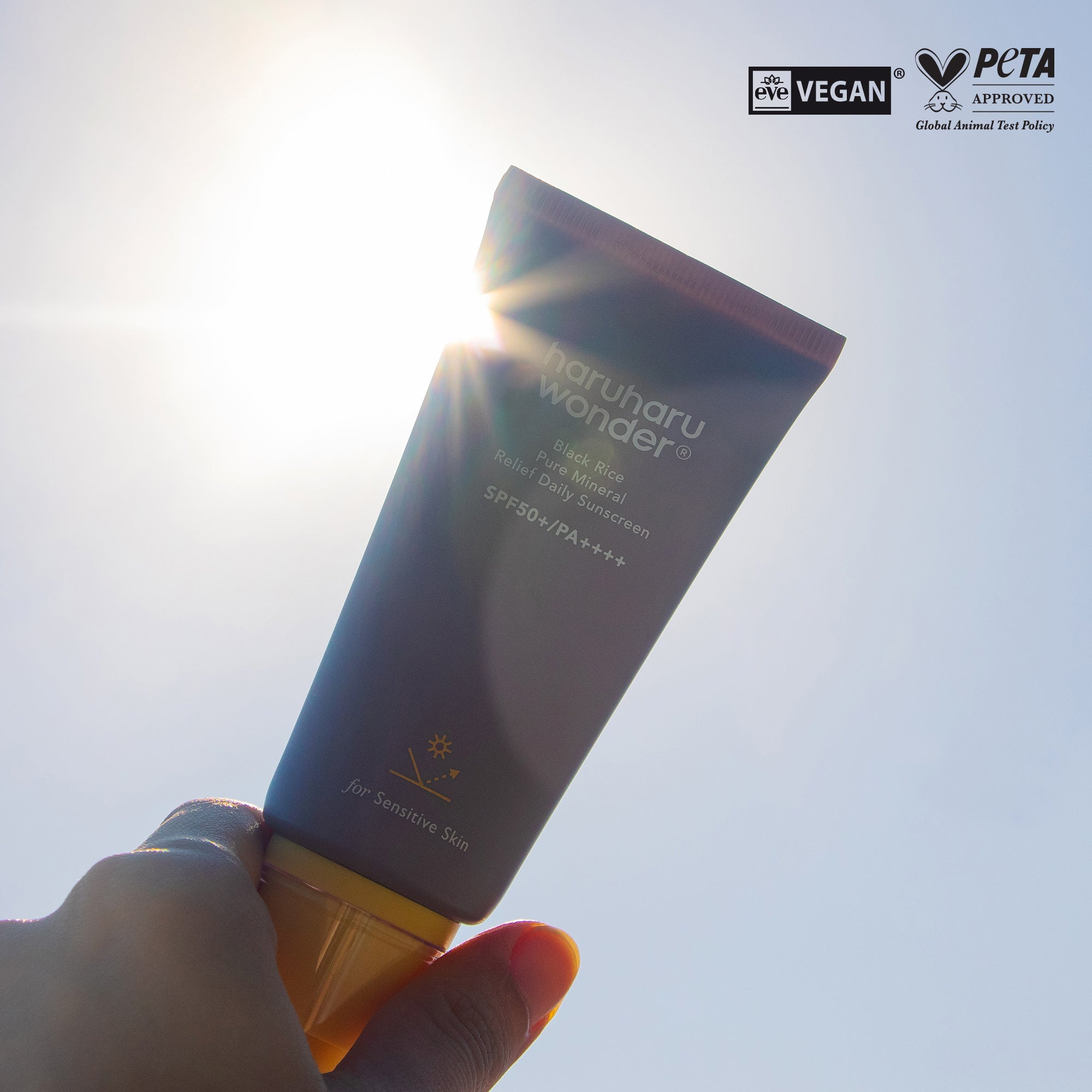 [haruharuwonder] Black Rice Pure Mineral Relief Daily Sunscreen Unscented SPF50+ 50ml
