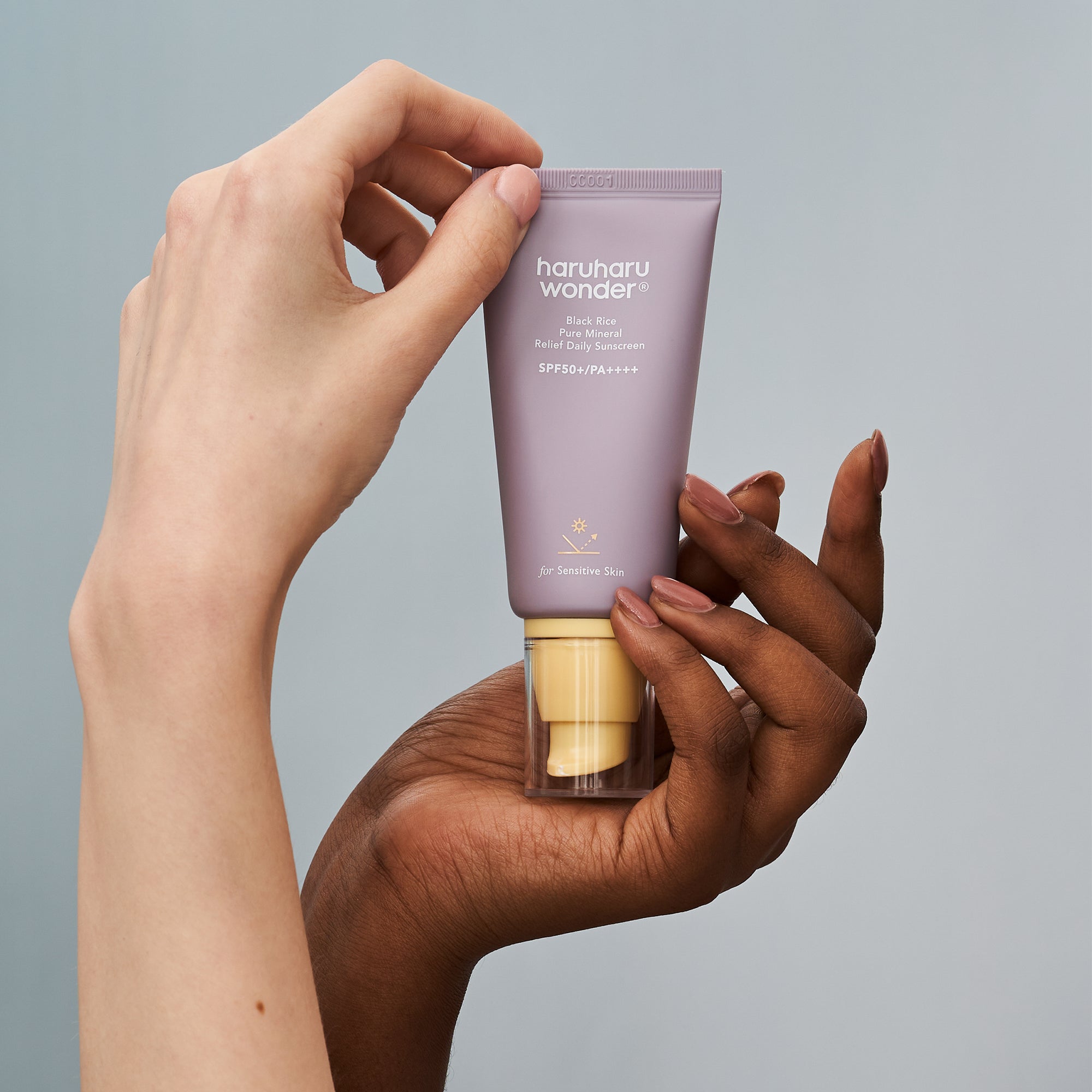 [haruharuwonder] Black Rice Pure Mineral Relief Daily Sunscreen Unscented SPF50+ 50ml