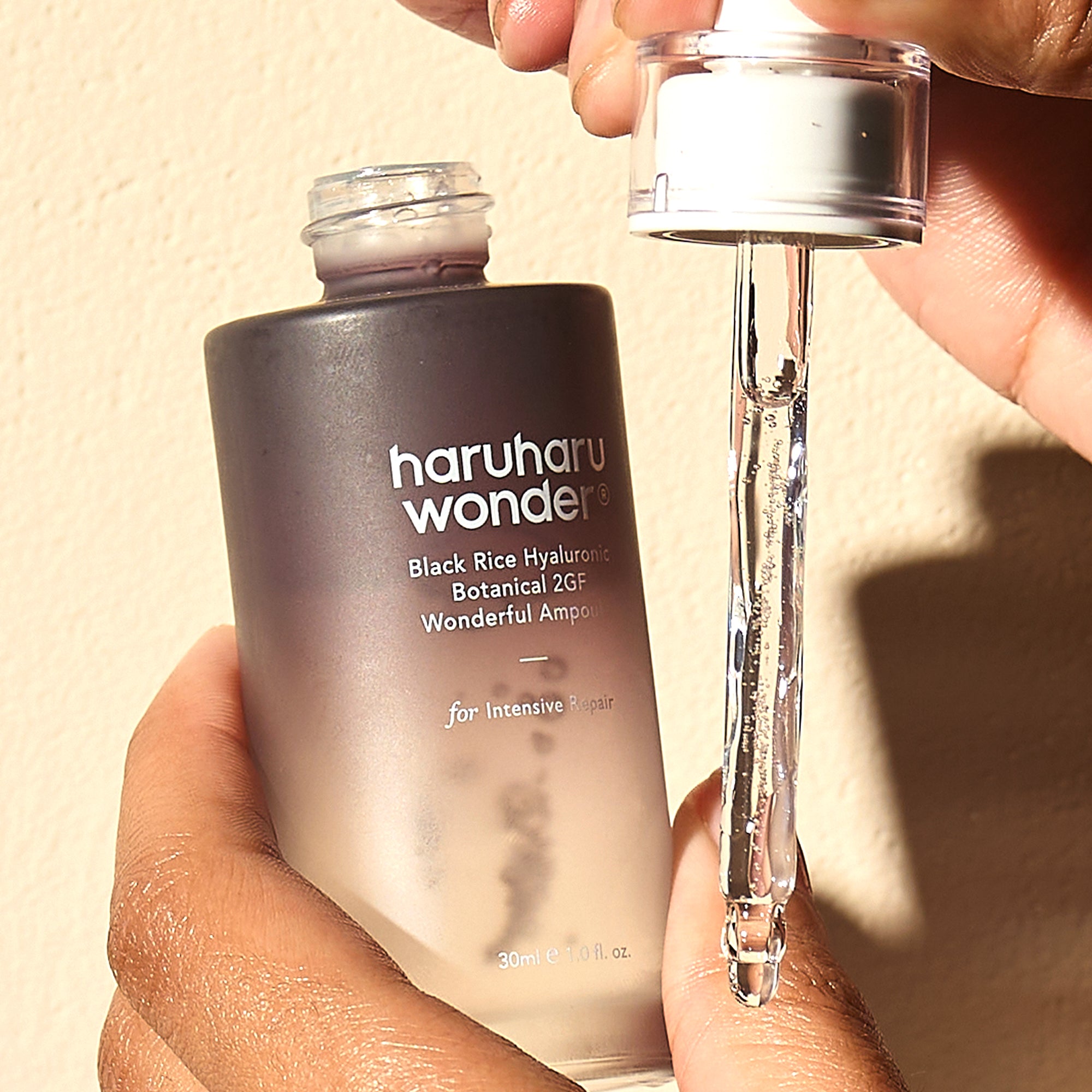 [haruharuwonder] Black Rice Hyaluronic Botanical 2GF Wonderful Ampoule 30ml