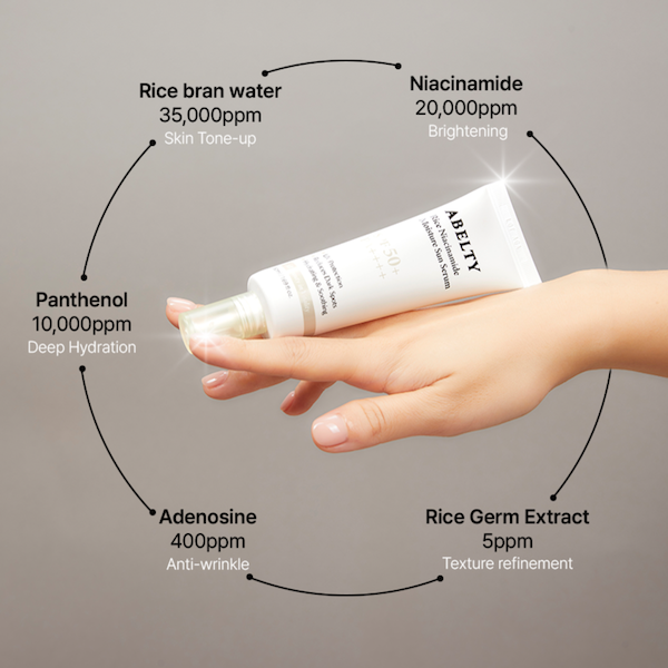 [Abelty] Rice Squalane Moisture Sun Serum 50ml