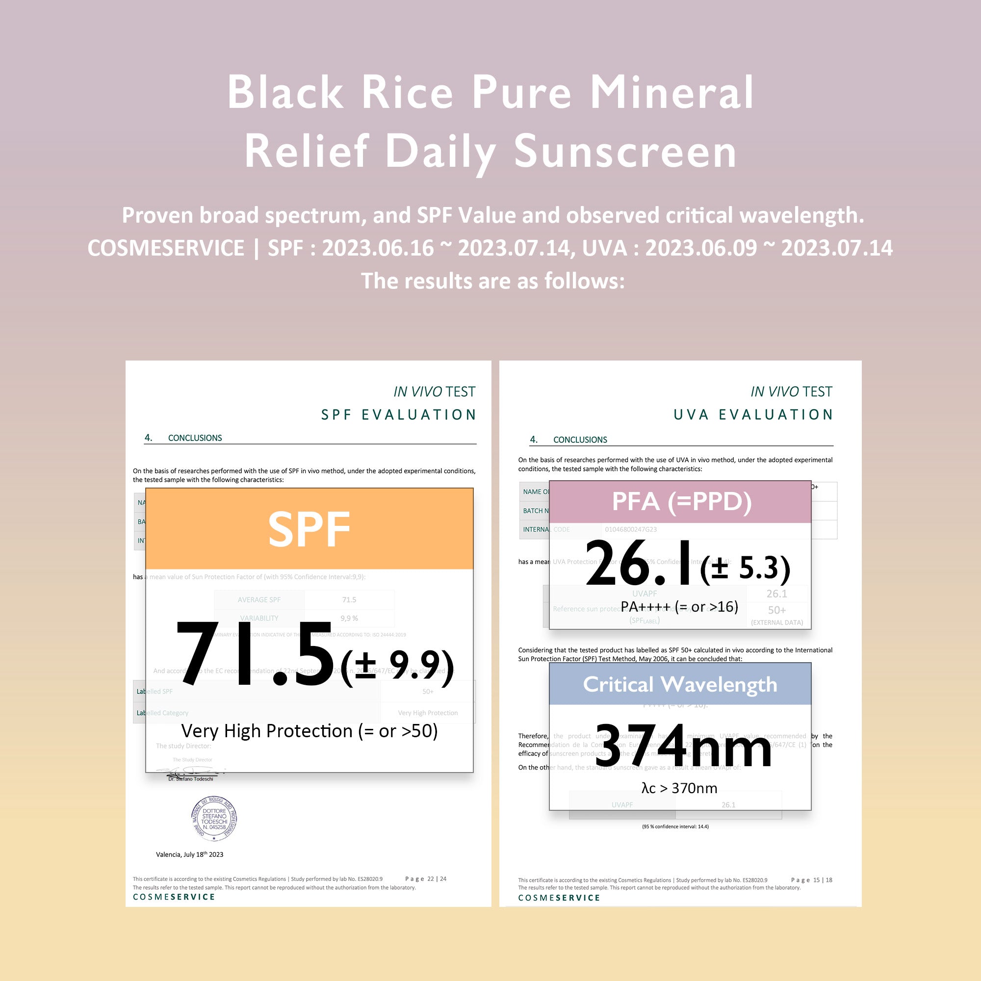 [haruharuwonder] Black Rice Pure Mineral Relief Daily Sunscreen Unscented SPF50+ 50ml