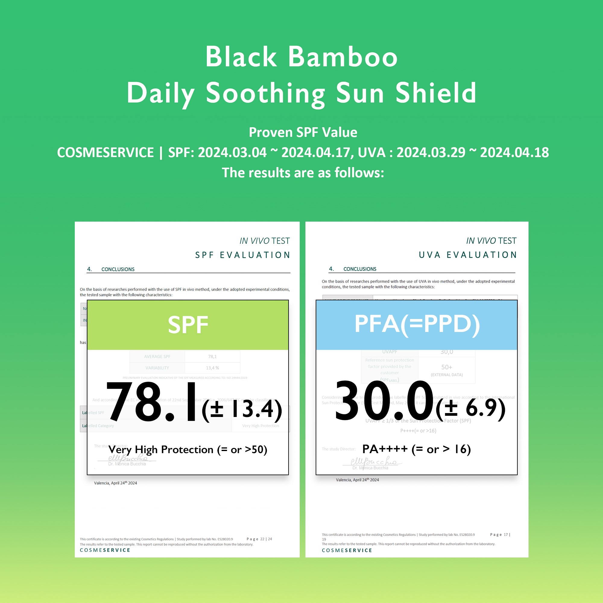 [haruharuwonder] Black Bamboo Daily Soothing Sun Shield  SPF50+ PA++++ 20g
