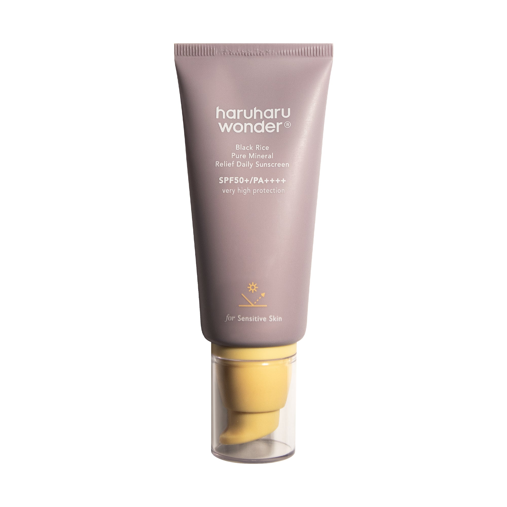 [haruharuwonder] Black Rice Pure Mineral Relief Daily Sunscreen Unscented SPF50+ 50ml